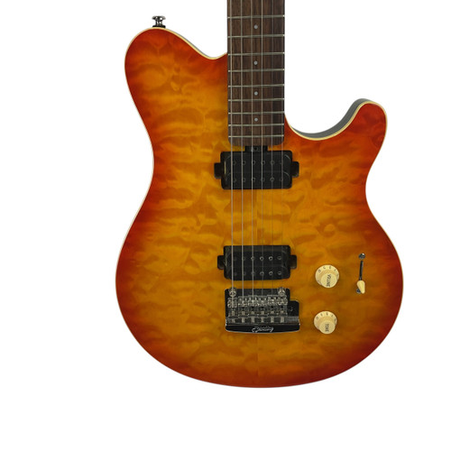 Used Sterling by Ernie Ball AX30 Double Cut Electric Guitar Orange 6-String 41120-S000034321