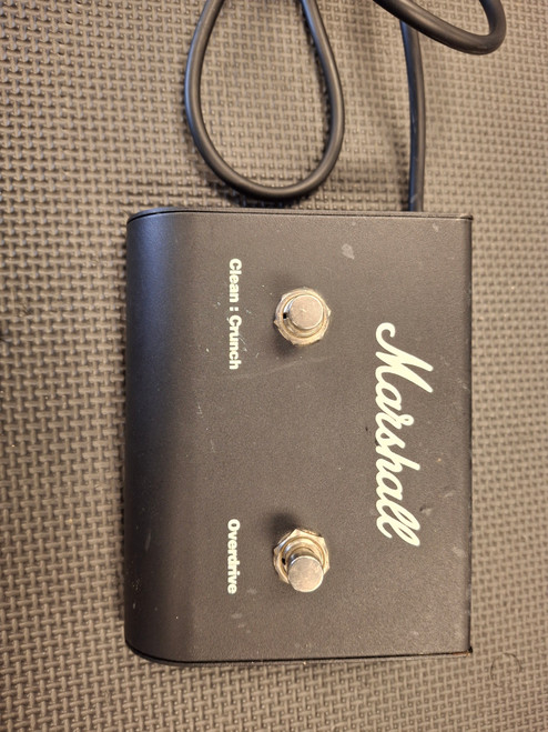 Used Marshall 2 BUTTON FOOTSWITCH Guitar Effects Pedal 41116-S000048848