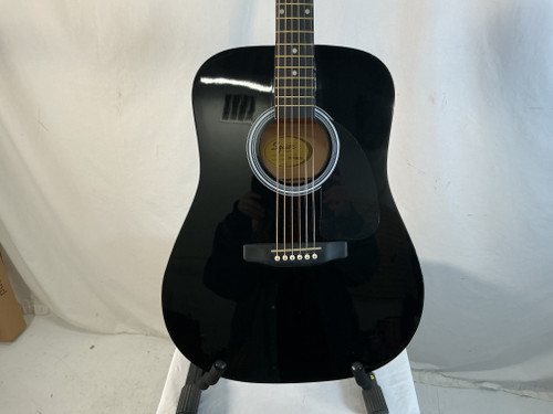 Vist Large View of Product Image Which is Used Squier SA-150 Laminate Top Acoustic Guitar Black 40012-S000304395