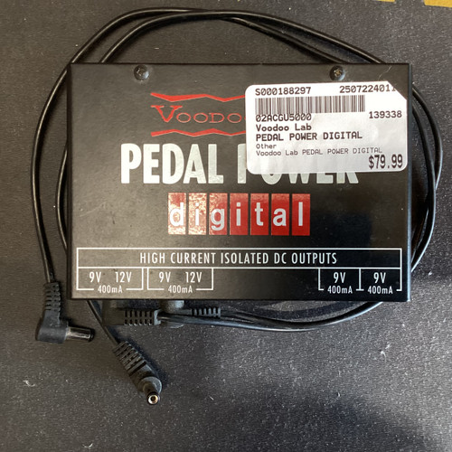 Used Voodoo Lab PEDAL POWER DIGITAL Pedal Power Supply 40111-S000188297
