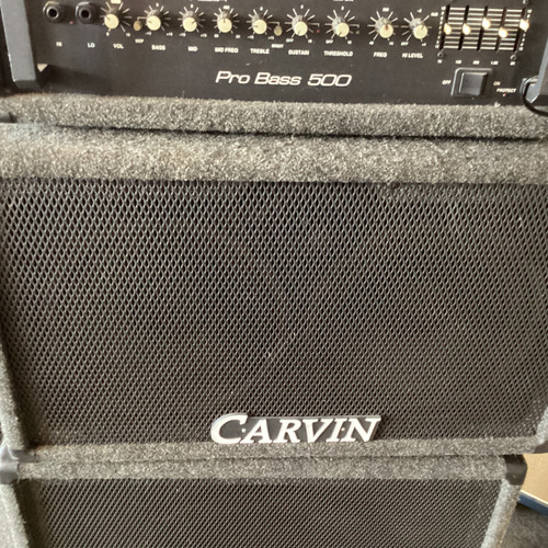 Used Carvin V210T 2 x 10 Bass Guitar Cabinet 2 x 10 40111-S000188324