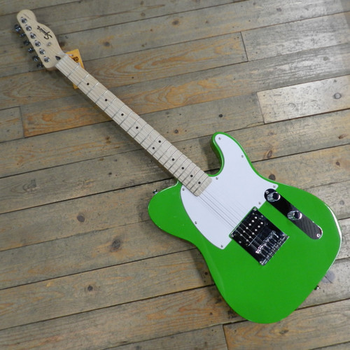 Used Squier ESQUIRE TELE T Type Electric Guitar Green 6-String 40105-S000076284