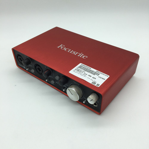 Used Focusrite SCARLETT 214 2ND GEN Computer Interface 2 A/D Recording Inputs 41124-S000205309