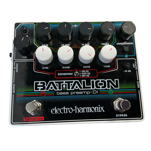 Vist Large View of Product Image Which is Used Electro Harmonix (E/H) BATTALION Distortion Pedal 40009-S000307289