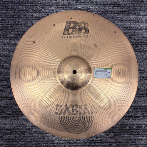 Vist Large View of Product Image Which is Used Sabian B8 18IN MEDIUM CRASH Crash Cymbal 18" 1595 g 41124-S000205318