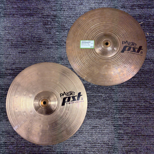 Vist Large View of Product Image Which is Used Paiste PST 5 14IN HI HATS Hi Hat Cymbals 14" (1472 g / 902 g) 41124-S000205317