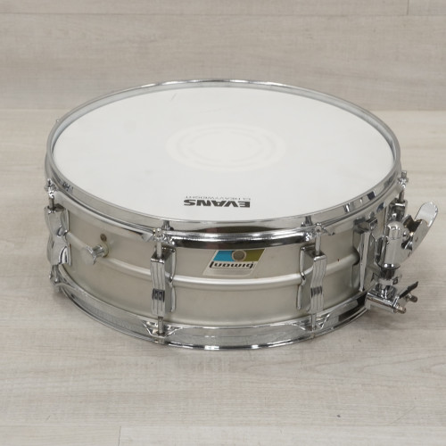 Vist Large View of Product Image Which is Used Ludwig 14x5 Acrolite Vintage Metal Snare Drum @mods 40015-S000329060