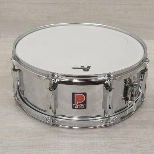 Used Premier 14x5 Steel Snare Drum 40015-S000329063