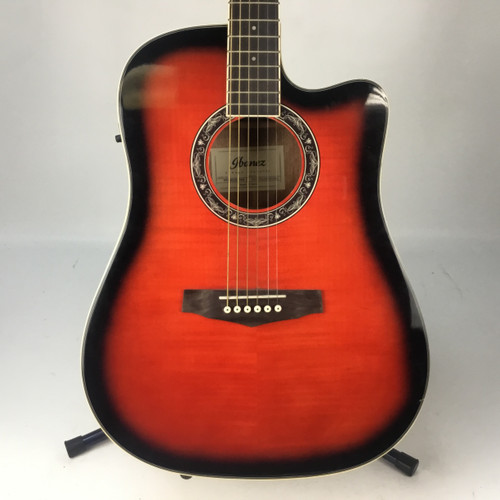 Vist Large View of Product Image Which is Used Ibanez PF28ECE-TRS Solid Top Acoustic Guitar Other 41110-S000070077