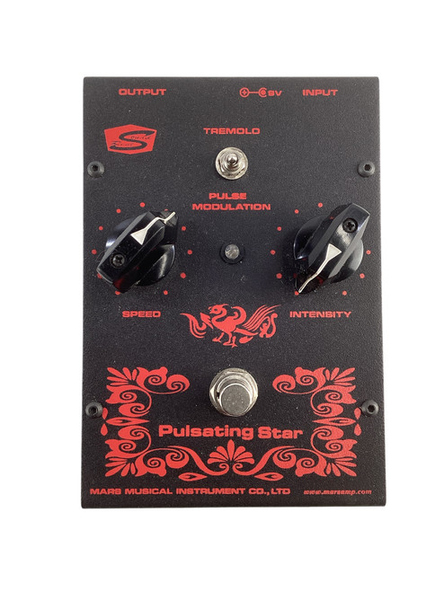 Used Mars Pulsating Star Tremolo Pedal - No Battery Door 41115-S000113374
