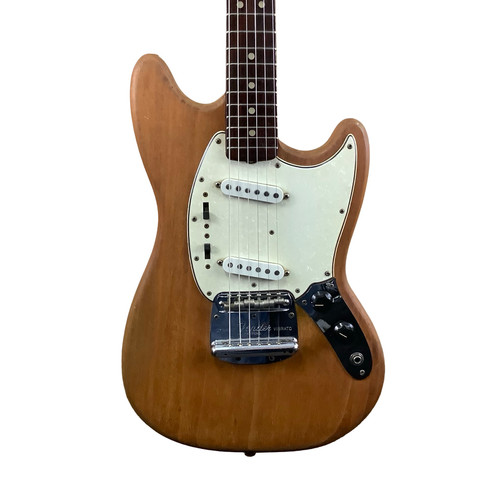 Vist Large View of Product Image Which is Used Fender MUSTANG STRIPPED Electric Guitar Wood 6-String 40083-S000153183