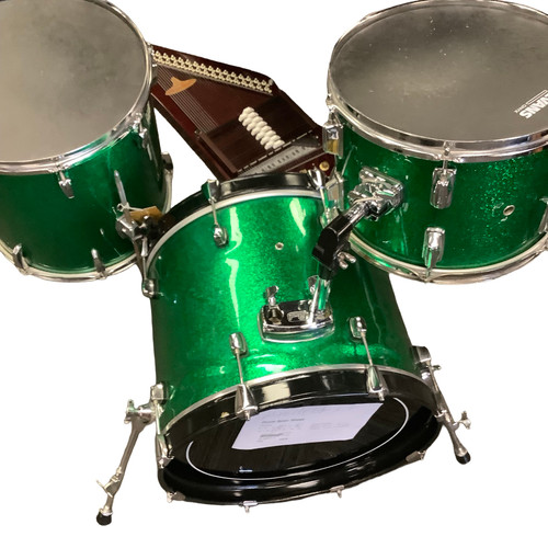 Vist Large View of Product Image Which is Used 3PC FRANKIN KIT Drum Kit Green 18" Kick Drum 40083-S000153185