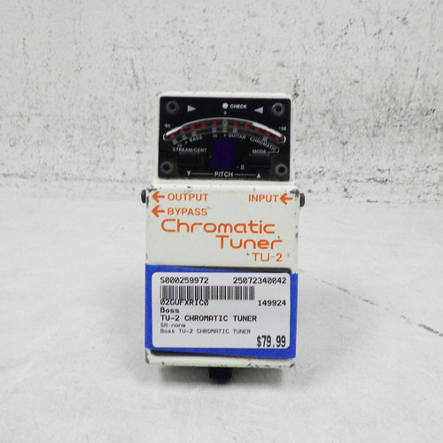 Vist Large View of Product Image Which is Used Boss TU-2 Chromatic Tuner Pedal 40042-S000259972