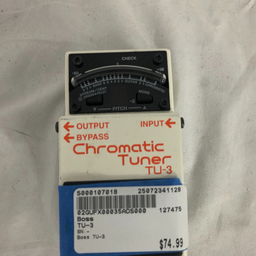 Vist Large View of Product Image Which is Used Boss TU-3 Tuner Pedal 41128-S000107018