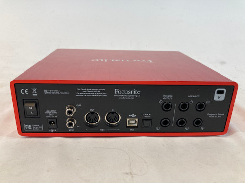 Vist Large View of Product Image Which is Used Focusrite 18I8 DIGITAL INTERFACE 41127-S000058005