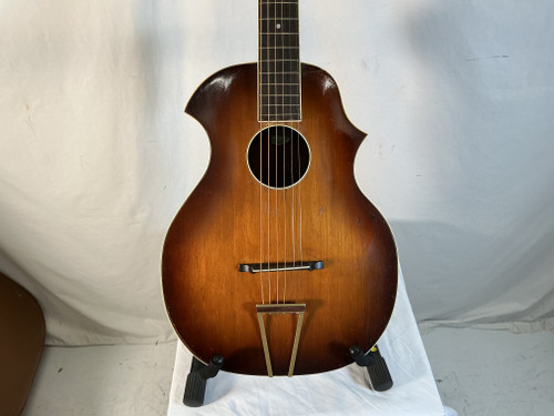 Vist Large View of Product Image Which is Used Kay KRAFT 1930S VENETIAN ARCHTOP Vintage Solid Top Acoustic Guitar Sunburst 40012-S000304452