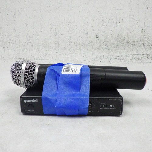 Vist Large View of Product Image Which is Used Gemini UHF 02 Wireless Microphone 40042-S000259983