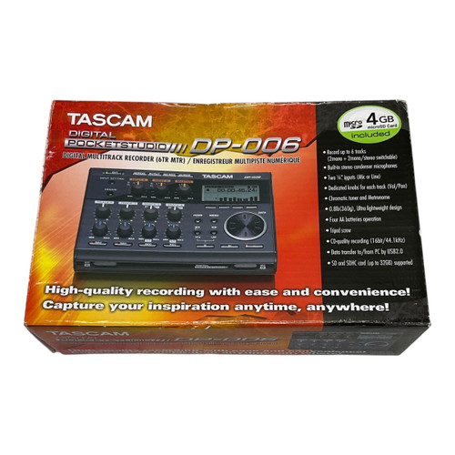 Vist Large View of Product Image Which is Used Tascam DP-006 Compact Recorder 41117-S000051510