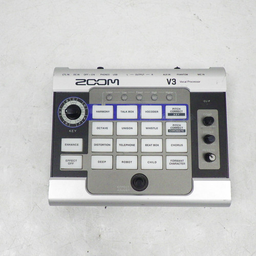 Vist Large View of Product Image Which is Used Zoom V3 Vocal Processor Guitar Effects Pedal 40042-S000259985