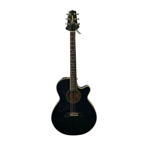 Vist Large View of Product Image Which is Used Takamine EF-592 ME W/OHC Vintage Solid Top Acoustic Guitar Black