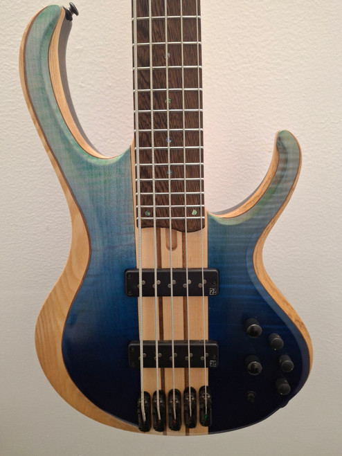 Used Ibanez BTB20TH05 Bass Guitar Blue 5-String 41116-S000048869