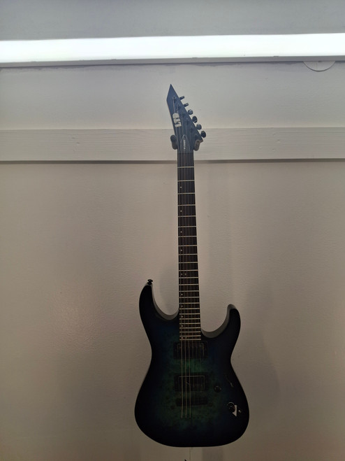 Vist Large View of Product Image Which is Used LTD M-200DX Electric Guitar Blue 6-String 41116-S000048877