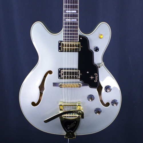 Vist Large View of Product Image Which is Used Guild STARFIRE SF-VI Semi-Hollow Electric Guitar Green 6-String