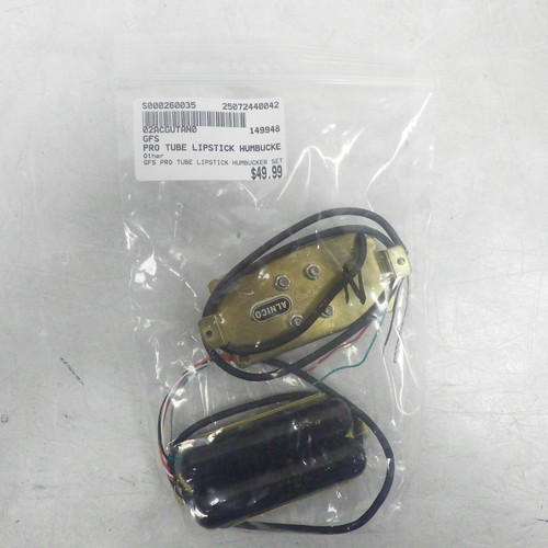 Vist Large View of Product Image Which is Used GFS Pro Tube Lipstick Humbucker Guitar Pickup Pair 40042-S000260035