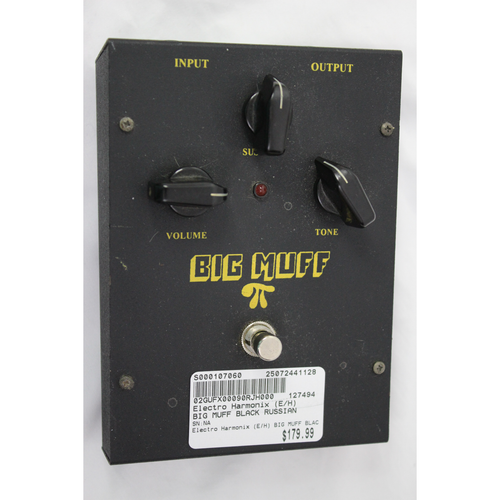 Vist Large View of Product Image Which is Used Electro Harmonix (E/H) BIG MUFF BLACK RUSSIAN Vintage Distortion/Overdrive Pedal 41128-S000107060