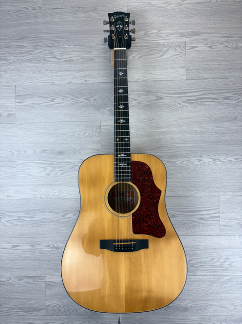 Vist Large View of Product Image Which is Used Gibson GOSPEL CUSTOM 1973 Vintage Solid Top Acoustic Guitar Natural 41124-S000205384