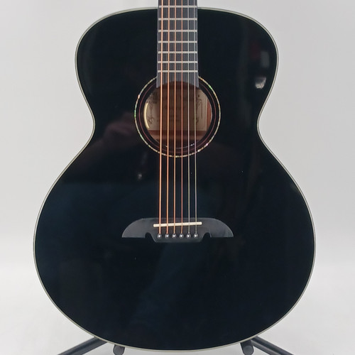 Vist Large View of Product Image Which is Used Alvarez BARITONE AE ABT610EBK Solid Top Acoustic Guitar Black 40081-S000111880