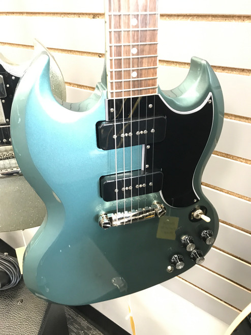 Vist Large View of Product Image Which is Used Epiphone SG SPECIAL P90 SG Type Electric Guitar Blue 6-String 41123-S000110242