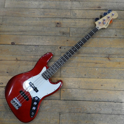 Vist Large View of Product Image Which is Used Squier JAZZ BASS J Type Bass Guitar Red 4-String 40105-S000076297