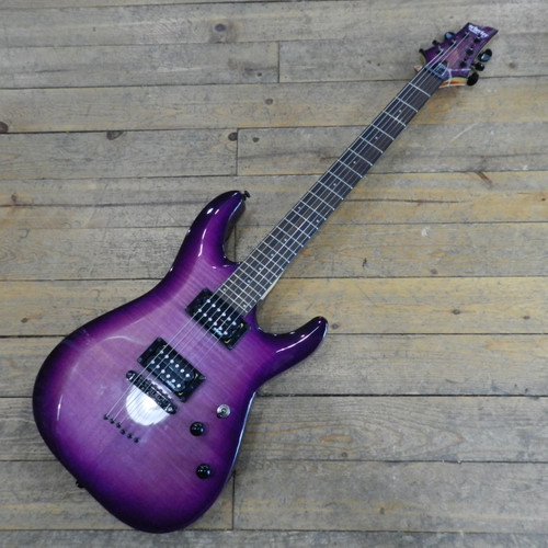 Vist Large View of Product Image Which is Used Schecter C-6 ELITE Modern Metal Electric Guitar Purple 6-String 40105-S000076300