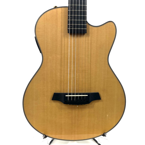 Vist Large View of Product Image Which is Used Angel Lopez EC3000CNA Solid Top Acoustic Guitar Natural