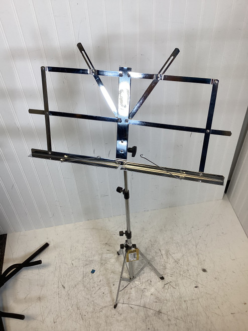 Used FOLDING MUSIC STAND Band Instrument Stand 40107-S000153498 Vist Large View of Product Image Which is Used FOLDING MUSIC STAND Band Instrument Stand