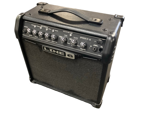 Vist Large View of Product Image Which is Used Line 6 SPIDER IV 15 Solid State Guitar Amp 1 x 8 40083-S000153224