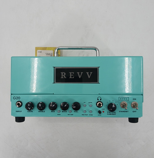 Vist Large View of Product Image Which is Used Revv G20 SEAFOAM Tube Guitar Amplifier Head 40081-S000111888