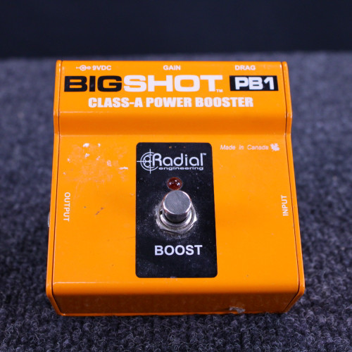 Vist Large View of Product Image Which is Used Radial BIGSHOT PB1 Boost Pedal