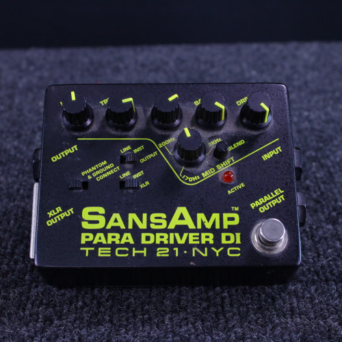Vist Large View of Product Image Which is Used Tech 21 SANSAMP PARA DRIVER DI PEDAL Guitar PreAmp Pedal