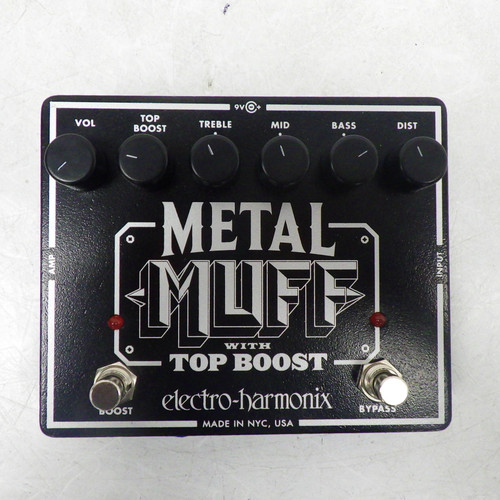 Vist Large View of Product Image Which is Used Electro Harmonix Metal Muff W/Top Boost Distortion Pedal 40042-S000260082