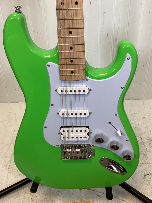 Vist Large View of Product Image Which is Used Kramer FOCUS VT-211S S Type Electric Guitar Green 6-String
