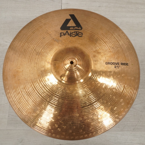 Vist Large View of Product Image Which is Used Paiste 21" Alpha Groove Ride Cymbal