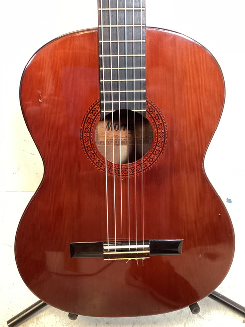 Vist Large View of Product Image Which is Used MORRIS M-15 CLASSICAL MIJ 1975 Vintage Solid Top Acoustic Guitar Wood