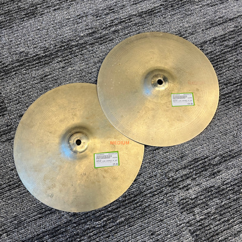 Vist Large View of Product Image Which is Used Ludwig PAISTE 13IN VINTAGE HI HATS Vintage Hi Hat Cymbals 13" 41124-S000205415