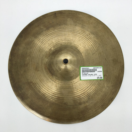 Vist Large View of Product Image Which is Used Zildjian VINTAGE SPLASH 12IN Vintage Splash Cymbal 12" 41124-S000205421