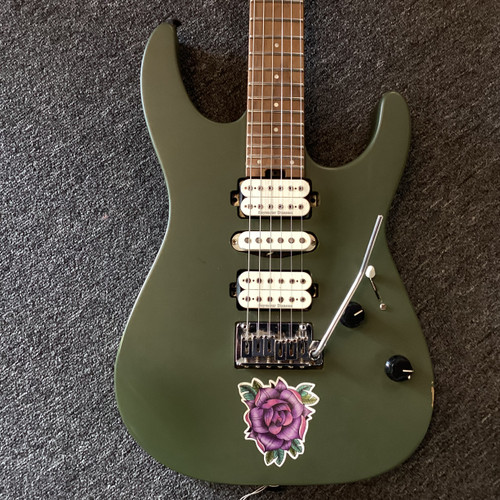 Vist Large View of Product Image Which is Used Charvel PRO MOD DK 24 Super S Electric Guitar Green 6-String 40111-S000188429