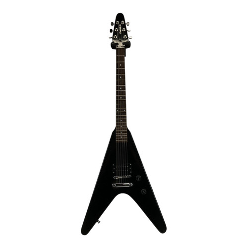 Vist Large View of Product Image Which is Used Mahar V-TYPE Pointy Electric Guitar Black 6-String 41117-S000051563