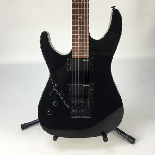 Vist Large View of Product Image Which is Used LTD KH-202 LH Super S Electric Guitar Black 6-String 41110-S000070114