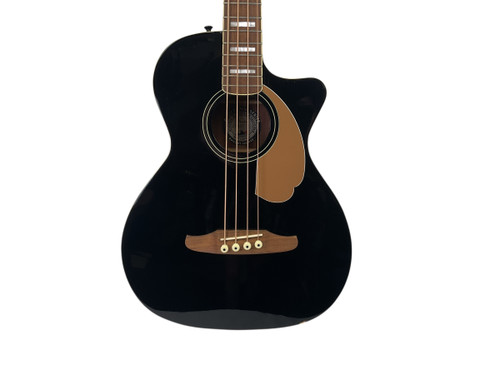 Vist Large View of Product Image Which is Used Fender KINGMAN ACOUSTIC BASS Acoustic Bass Guitar Black 4-String 41120-S000034388